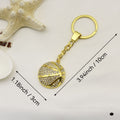 Metal Rhinestone Basketball Keychain Hip Hop Sports Gift view 2