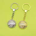 Metal Rhinestone Basketball Keychain Hip Hop Sports Gift view 1