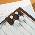Asymmetric Rhinestone Music Note Earrings For Women Korean Trendy Statement Drop Ear Jewelry view 4