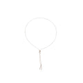 Copper Zircon Twisted Letter S Pendant Sweater Necklace Light Luxury Minimalist Jewelry view 5