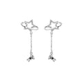 Elegant Crystal Bow Pearl Stud Earrings For Women Luxury Rhinestone Alloy Niche Design Versatile Earrings view 5