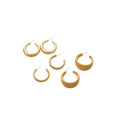 Smooth Round Resin Stud Earrings Jewelry Set Minimalist Geometric European American Style view 5