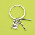 Zinc Alloy Drum Set Keychain Music Lover Backpack Gift view 3