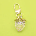 Zinc Alloy Strawberry Heart Keychain For Sweet Bag Charm view 4