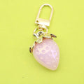 Zinc Alloy Strawberry Heart Keychain For Sweet Bag Charm view 3