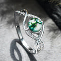 Elegant Vintage Bamboo Shadow Line Infinity Loop Ring For Women Daily Fashion Single Jewelry view 2