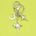 Zinc Alloy Zircon Four Point Star Jewelry Findings Accessories for DIY Jewelry Making view 6