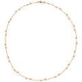 Iron Oval Rice Bead Layered Sweater Necklace Korean Minimalist Light Luxury Geometric Jewelry view 5