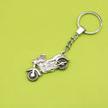 Metal Punk Motorcycle Keychain Car Key Ring Accessory view 1