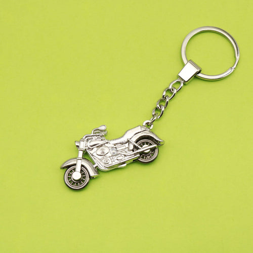 Metal Punk Motorcycle Keychain Car Key Ring Accessory