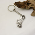Metal Punk Motorcycle Keychain Car Key Ring Accessory view 4