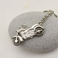 Metal Punk Motorcycle Keychain Car Key Ring Accessory view 3