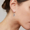 Ethnic Ancient Style Magpie Branch Leaf Drop Earrings For Women, 3D Textured Jewelry view 3