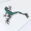 Alloy Rhinestone Frog Brooch For Suits Shirts And Sweaters view 3