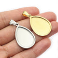 18x25mm Gold Zinc Alloy Charm Pendant No.020238 for DIY Necklace Bracelet Jewelry Making view 5