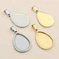 18x25mm Gold Zinc Alloy Charm Pendant No.020238 for DIY Necklace Bracelet Jewelry Making view 4