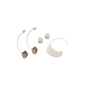 Light Luxury Acrylic Flower Petal Tassel Earring Jewelry Set For Women view 5