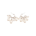 Chic Faux Pearl Beaded Tassel C-Shaped Geometric Drop Earrings For Women view 5