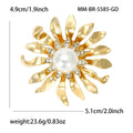 Alloy Rhinestone Firework Brooch For Women Fashion Clothing Decoration view 6