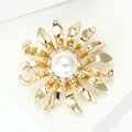 Alloy Rhinestone Firework Brooch For Women Fashion Clothing Decoration view 2