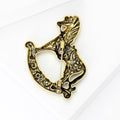 Alloy Enamel Horse Brooch Pin For Unisex Apparel Decoration view 4