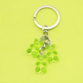 Resin 3D Jelly Color Bear Keychain Bag Charm Kids Gift view 4