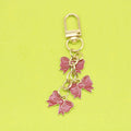 Zinc Alloy Bow Keychain For Bag Charm Car Gift view 3