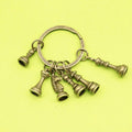 Antique Silver Zinc Alloy Chess Jewelry Findings Accessories for DIY Jewelry Making view 6