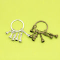 Antique Silver Zinc Alloy Chess Jewelry Findings Accessories for DIY Jewelry Making view 1