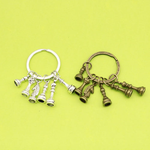 Antique Silver Zinc Alloy Chess Jewelry Findings Accessories for DIY Jewelry Making