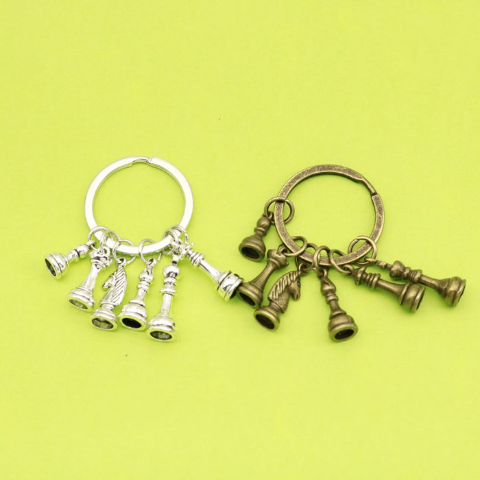 Antique Silver Zinc Alloy Chess Jewelry Findings Accessories for DIY Jewelry Making