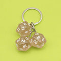 Metal Dice Keychain Game Bag Charm Key Ring Gift view 6