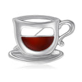 Alloy Hollow Coffee Cup Brooch Pin For Creative Women's Clothing view 2