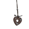 Light Luxury Heart Faux Pearl Sweater Necklace With Stone Pony Pendant Choker view 5