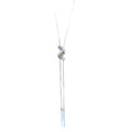 Light Luxury Copper Zircon Twisted Letter S Pendant Sweater Necklace For Women view 5