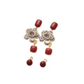 Alloy Geometric Oval Pearl Rhinestone Drip Oil Stud Earrings Jewelry Set For Women view 5