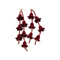 Light Luxury Artificial Crystal Flocked Flower Drop Earrings With Silver Post Vintage Elegant Style view 5