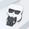 Acrylic Character Brooch For Women's Suit And Cardigan Decoration view 3