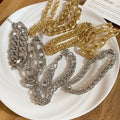 European American Iron Chain Bracelet Jewelry Set Minimalist Geometric Fashion Hand Jewelry view 4