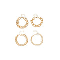 European American Iron Chain Bracelet Jewelry Set Minimalist Geometric Fashion Hand Jewelry view 5
