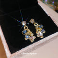 Light Luxury Alloy Rhinestone Horse Pendant Drop Earrings For Women view 4