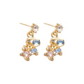 Light Luxury Alloy Rhinestone Horse Pendant Drop Earrings For Women view 5