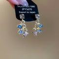 Light Luxury Alloy Rhinestone Horse Pendant Drop Earrings For Women view 2