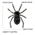 Alloy Rhinestone Spider Brooch Pin For Halloween Cardigans And Sweaters view 6