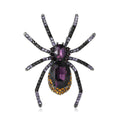 Alloy Rhinestone Spider Brooch Pin For Halloween Cardigans And Sweaters view 1