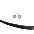 Faux Pearl Geometric Stud Earrings Light Luxury Round Vintage Elegant Jewelry Accessories view 5