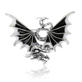 Metal Alloy Enamel Dragon Brooch For Coats And Fashion Accessories view 1