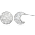 3D Spherical Ball Stud Earrings For Women, Niche Designer Elegant Round Statement Jewelry view 5