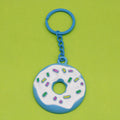 Alloy Donut Keychain Bag Charm view 6