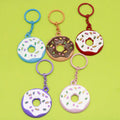 Alloy Donut Keychain Bag Charm view 1